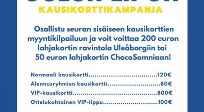 OSALLISTU KAUSIKORTTIKAMPANJAAN