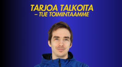Tarjoa meille talkoita – tue toimintaamme!
